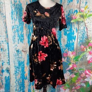 love kuza velvet dress